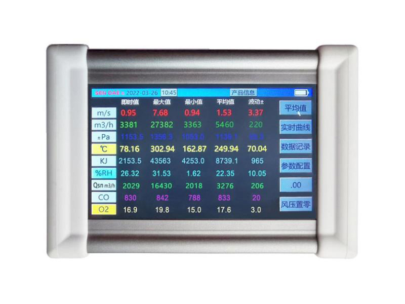 手持式風速/風壓/風量/風溫/濕度/露點/熱量/綜測儀